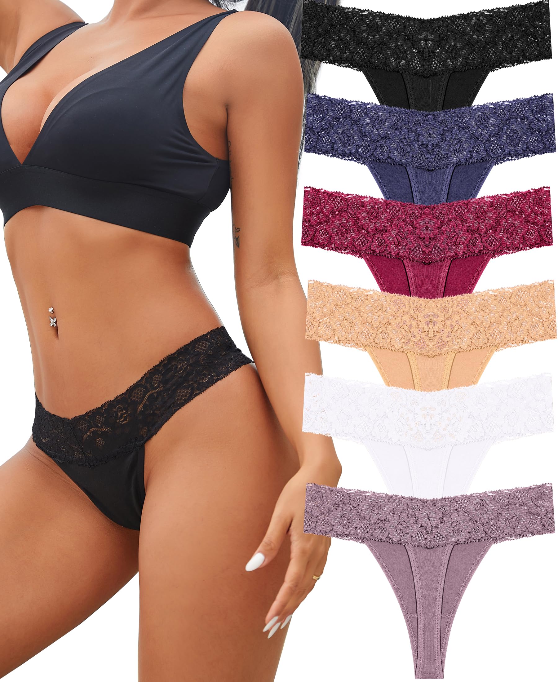 BeReady Perizoma Donna Cotone Seducente Mutande Donna Cotone Brasiliana Slip Donna Cotone Brasiliana Cotone Donna Intimo Donna Thong