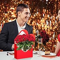 Vista 6 de TaoBary 16 cajas de sobres para ramo de floristería del día de la madre con bloques de espuma floral, cajas de regalo de papel, embalaje de flores