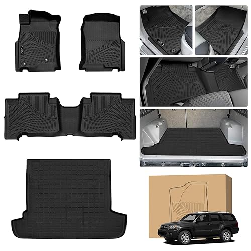 Peleus Floor Mats for Toyota 4runner 2003-2009,TPE All Weather Protection