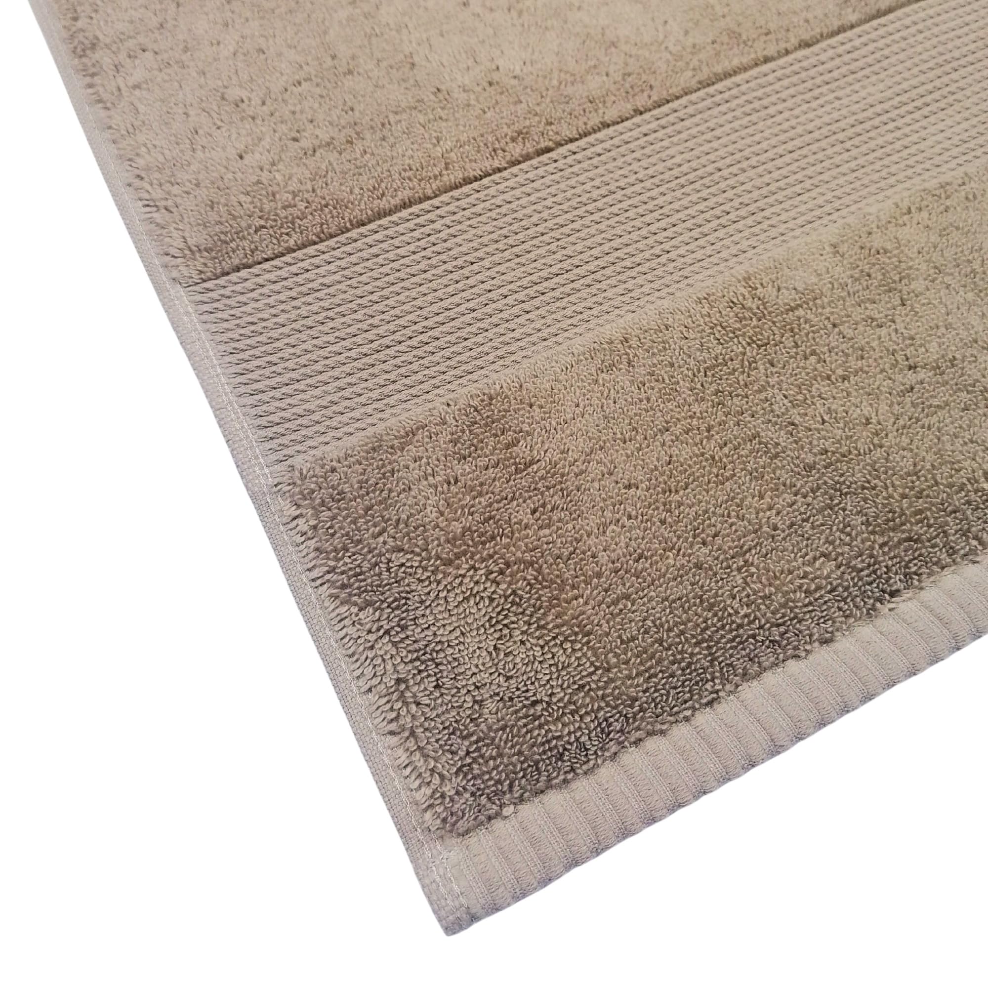 Maisonette Pure Badehandtuch Groß (90x150cm, 2er Pack) - 100% Baumwolle Beige Handtücher für Dusche, Sauna