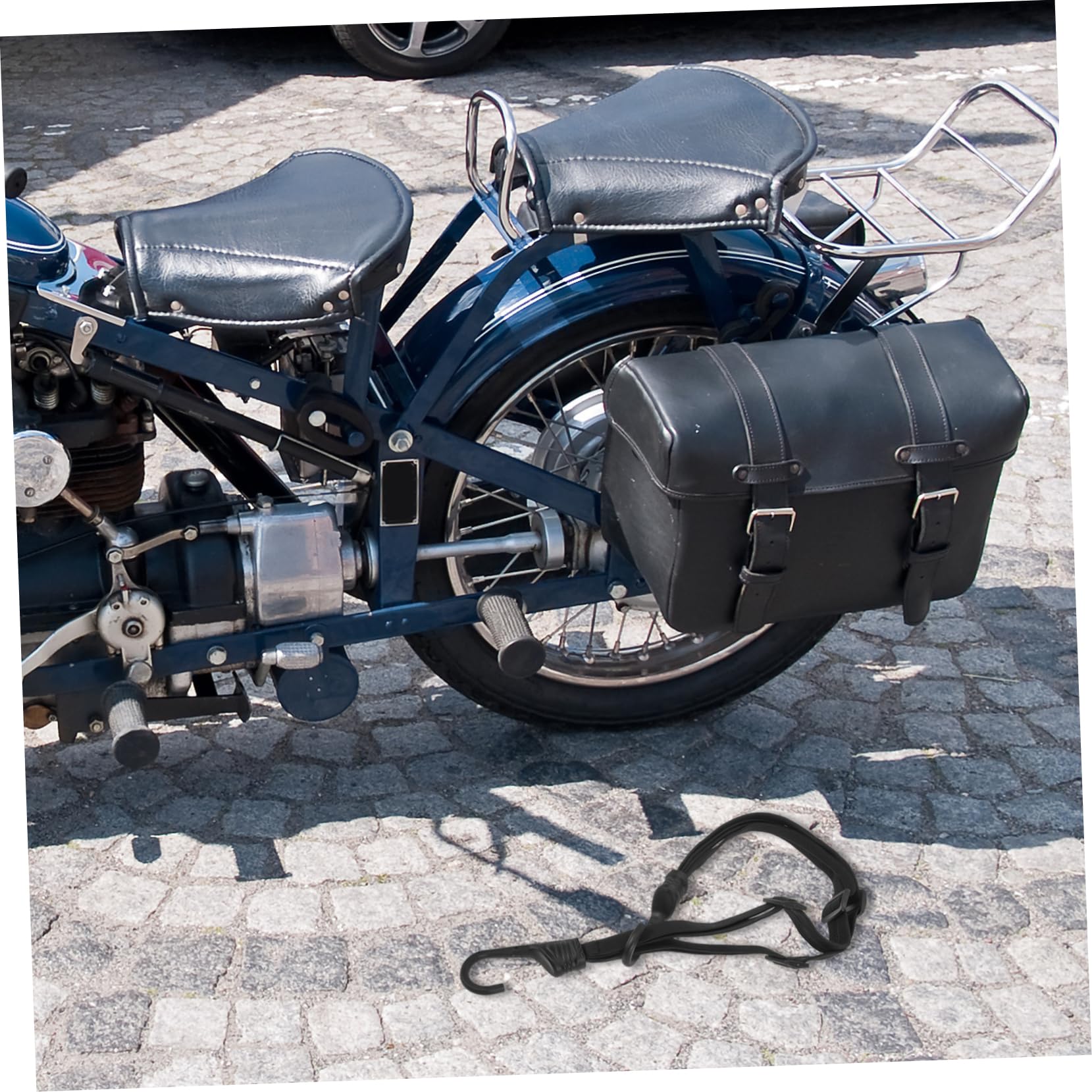 ULTECHNOVO 5pezzi Corda Elastica Bungee Con Ganci Per e Caschi Fissaggio Sicuro Per Bagagli Corda Resistente Accessorio Versatile Per Trasporto e Sicurezza