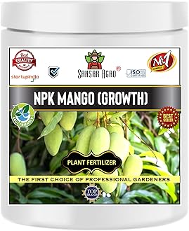Sansar Agro Npk Granule For Mango Plant Growth (200 Gm), Essential Npk Fertilizer For Fast Growth And A Healthy Mango Plant.