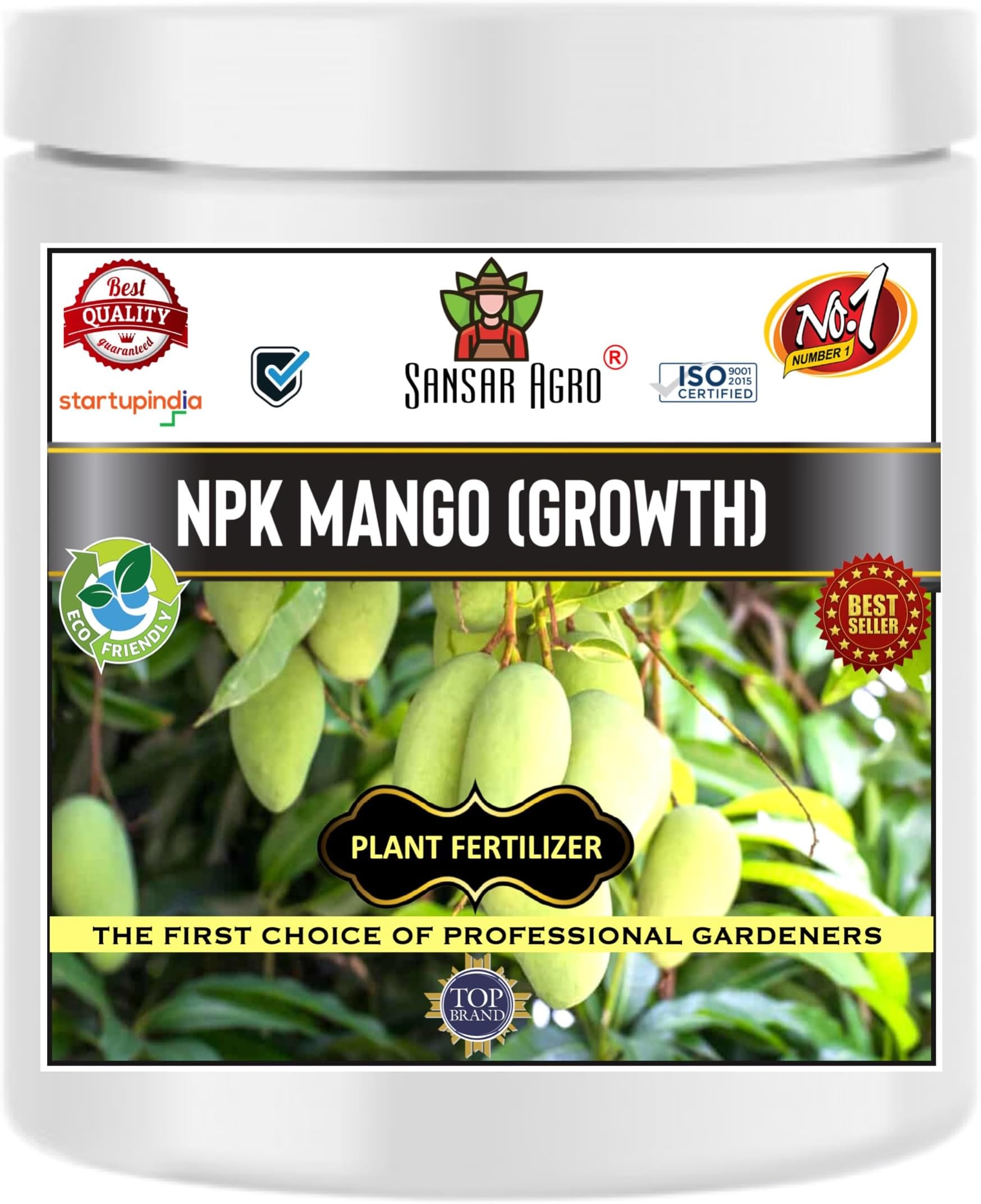 Sansar Agro Npk Granule For Mango Plant Growth (200 Gm), Essential Npk Fertilizer For Fast Growth And A Healthy Mango Plant.