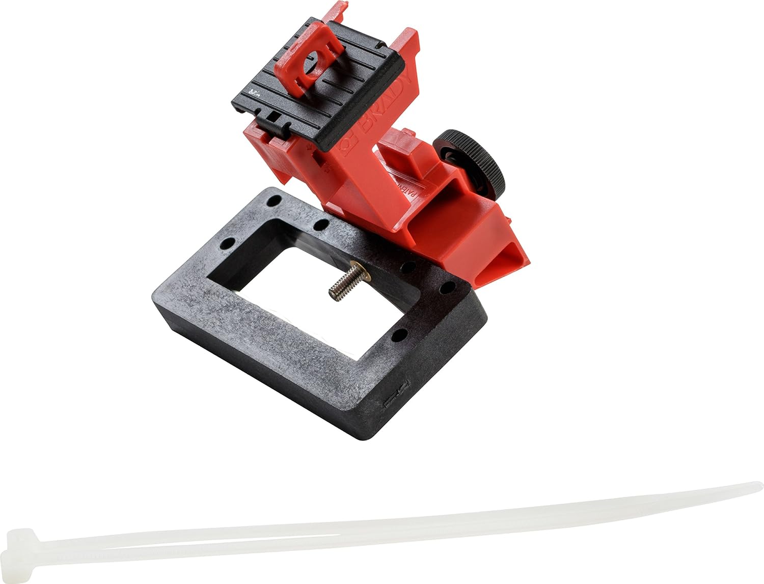 Brady Taglock™ Circuit Breaker Lockout Device - 480/600 Volt Clamp-On Oversized Breaker Lockout Device, No Lock Needed - Red - 148692