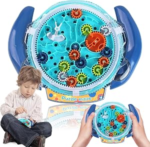 Jouet Labyrinthe Gravité,Labyrinthe 3D,Boule Labyrinthe 3D,Jeu de Boule de gravité,Labyrinthe perplexus 3D Maze Toy Cool Kids Maze Puzzle Games pour Enfants de 8 à 12 Ans