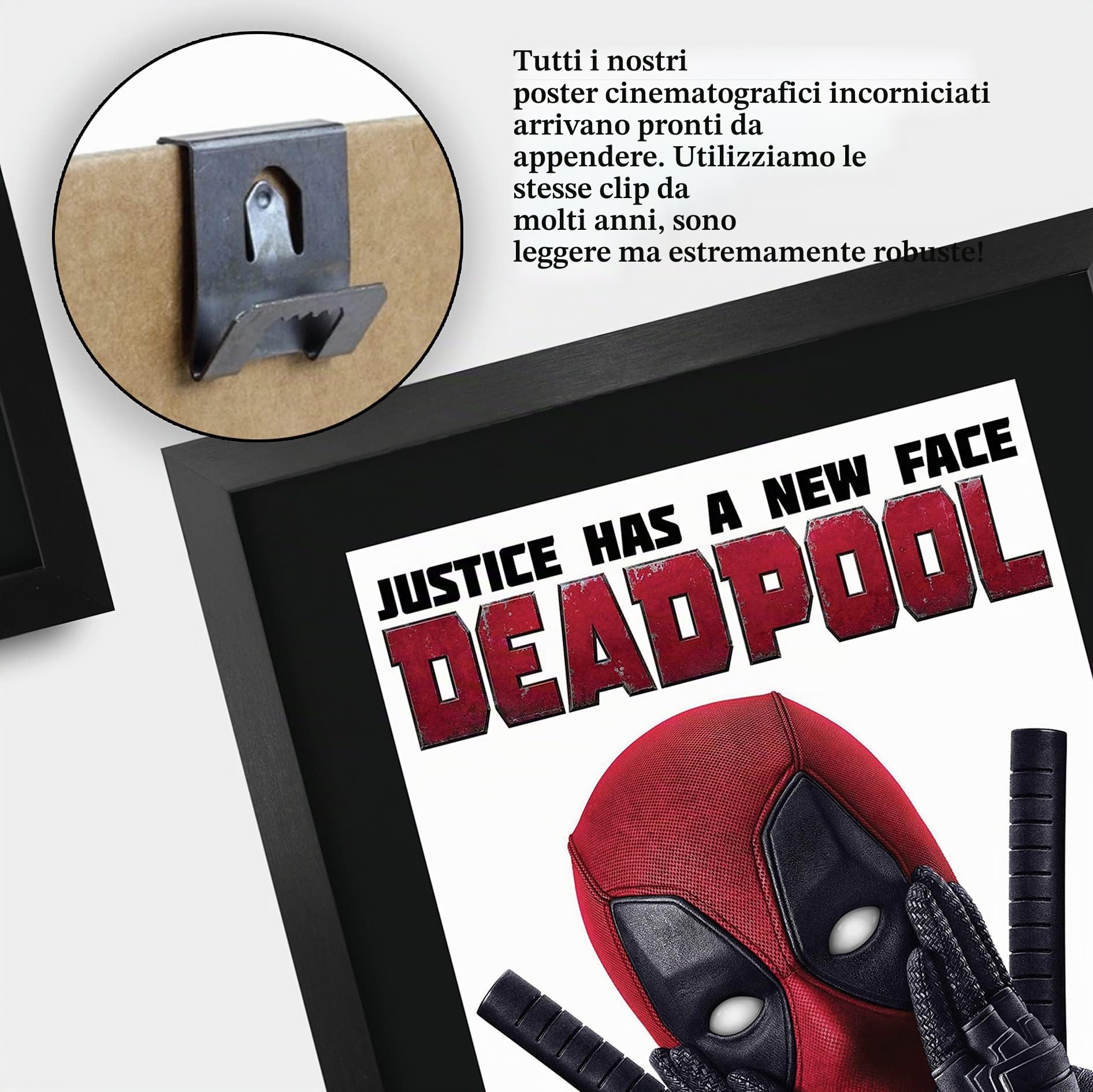 HWC Trading Deadpool A3 Incorniciato Firmato Regalo Visualizzazione delle Foto Print Immagine Autografo Stampato per Ryan Reynolds Fan Movie Poster