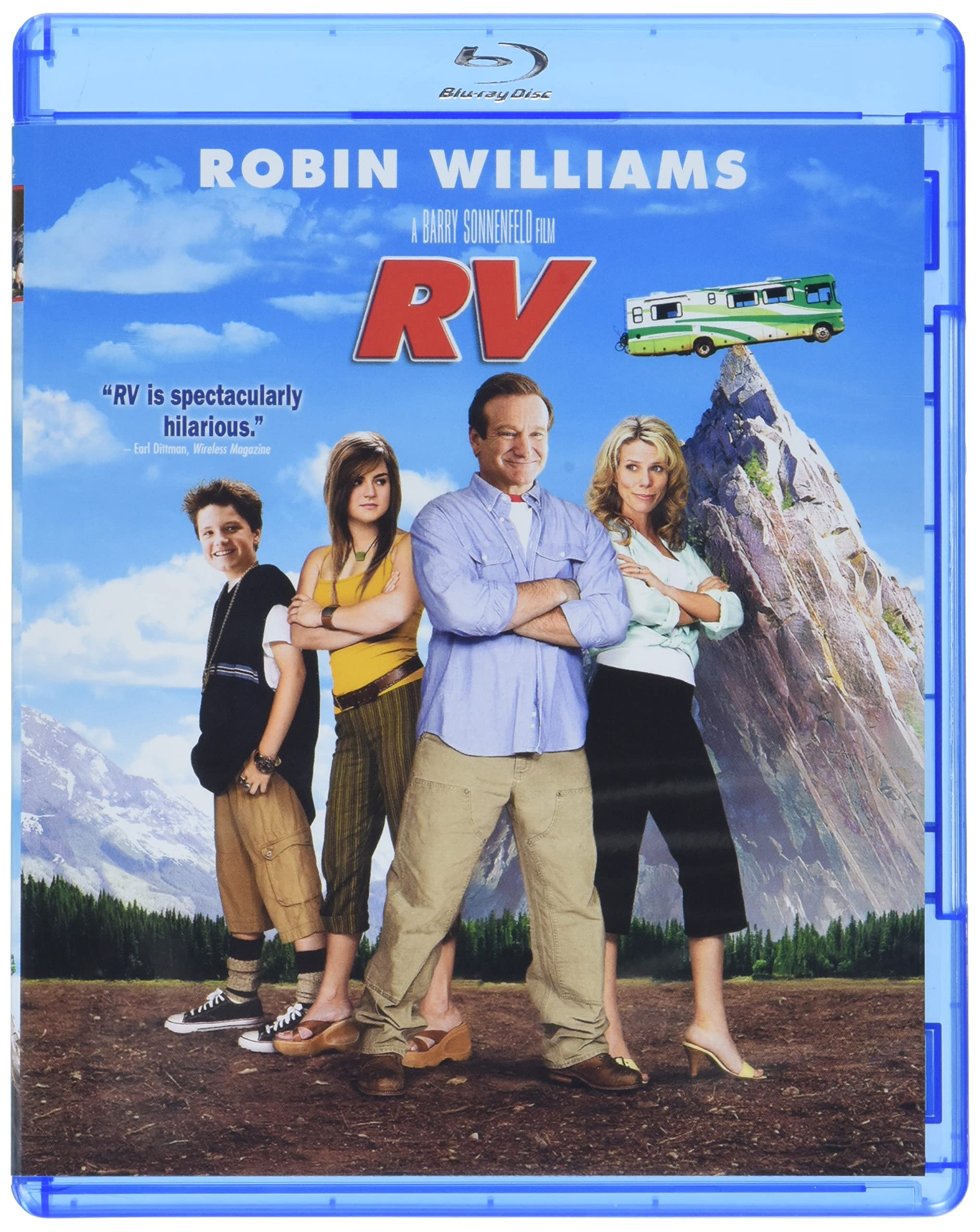 Película RV Blu-ray USA ideal para noches de cine familiar en casa