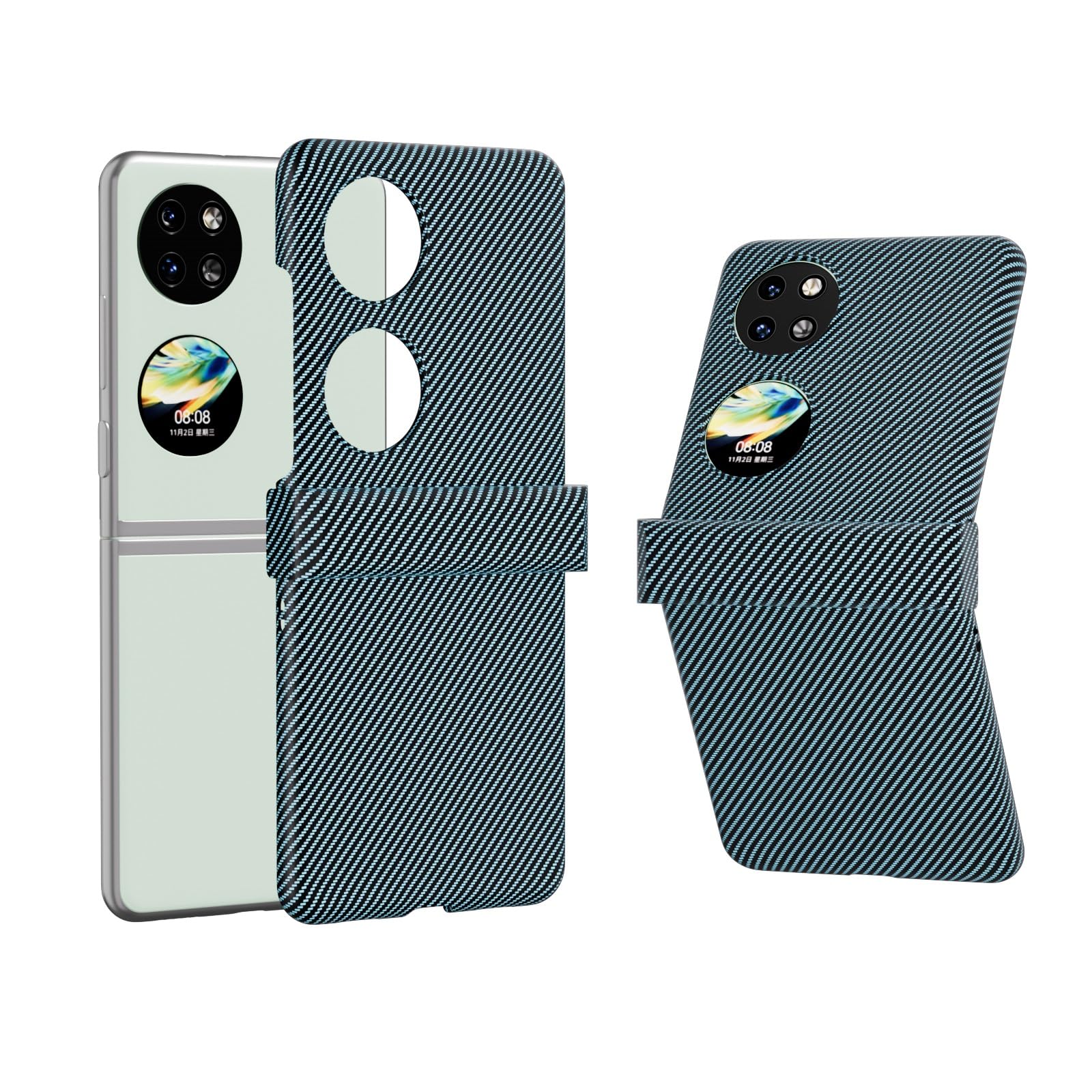Coque Huawei P50 Pocket rigide avec charnière active et absorption choc - 7