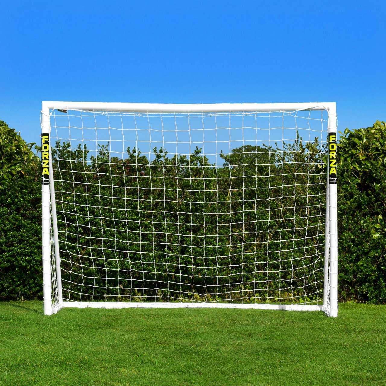FORZA Porterías de Fútbol uPVC Resistentes a la Intemperie 9 Tamaños