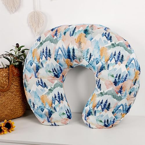 Miniatura 5 de Funda de almohada de lactancia para bebé, funda de almohada extraíble para lactancia, funda de almohada de lactancia para niños recién nacidos, tela