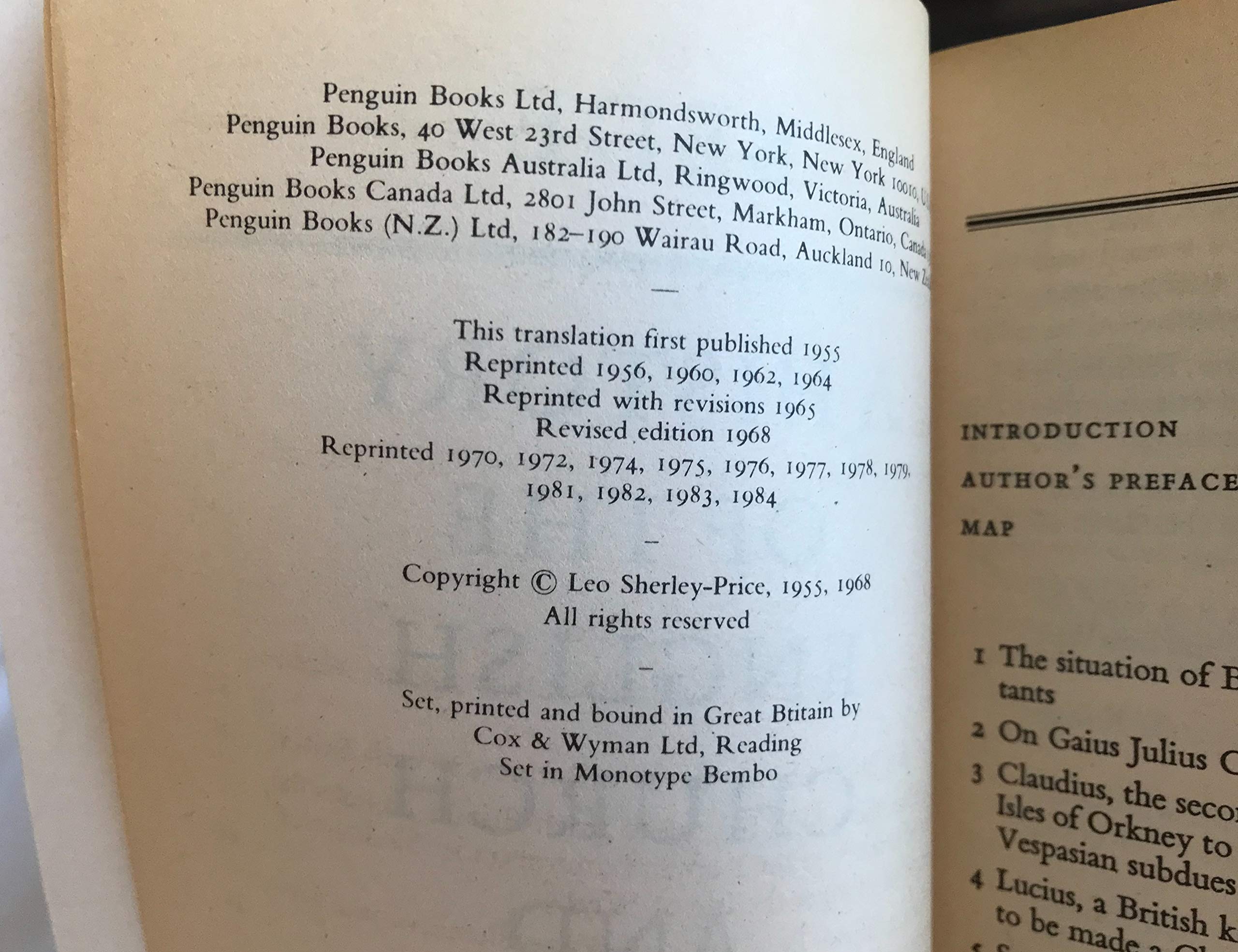 A History of the English Church and People Bede Venerablis and Leo Sherley-Price - PT04