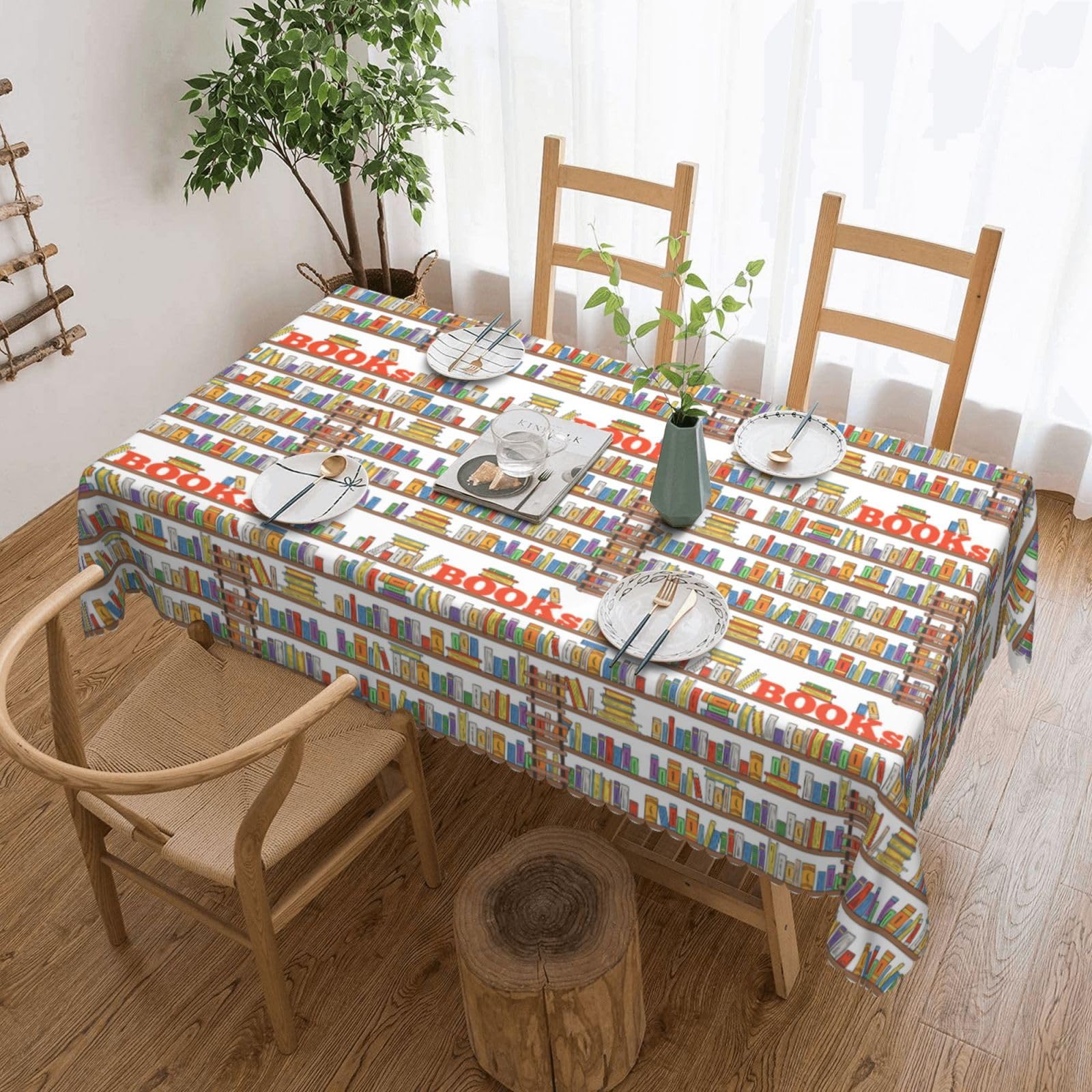 Nappe rectangulaire imprimée en tissu : protégez votre table de fête