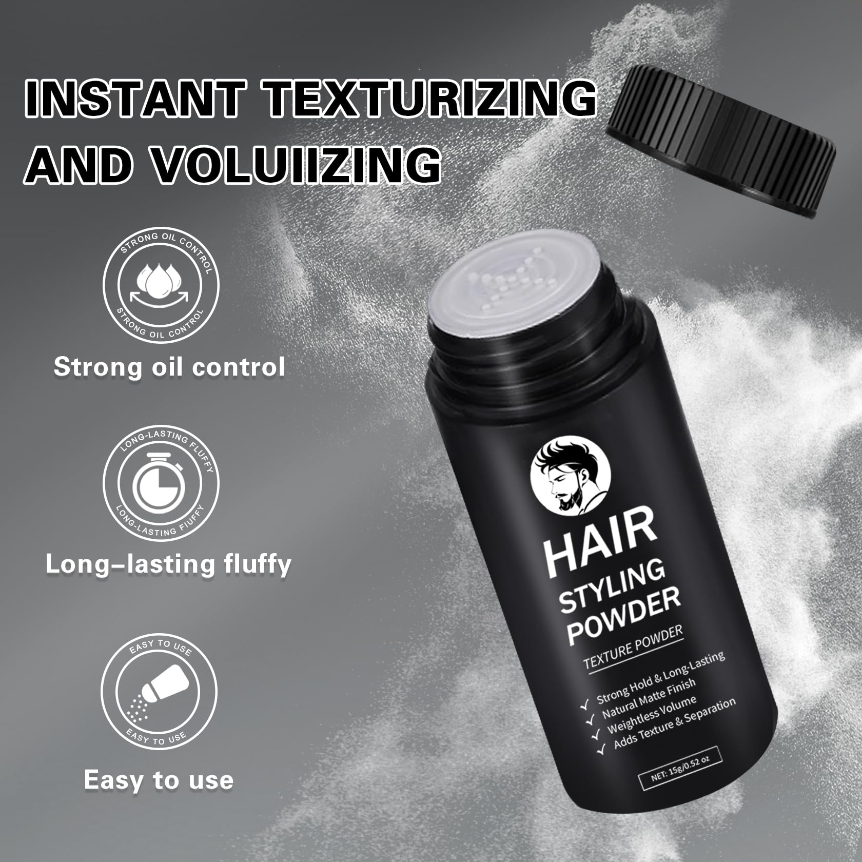 Amazon.com: DAMUSI Hair Styling Powder for Men & Women