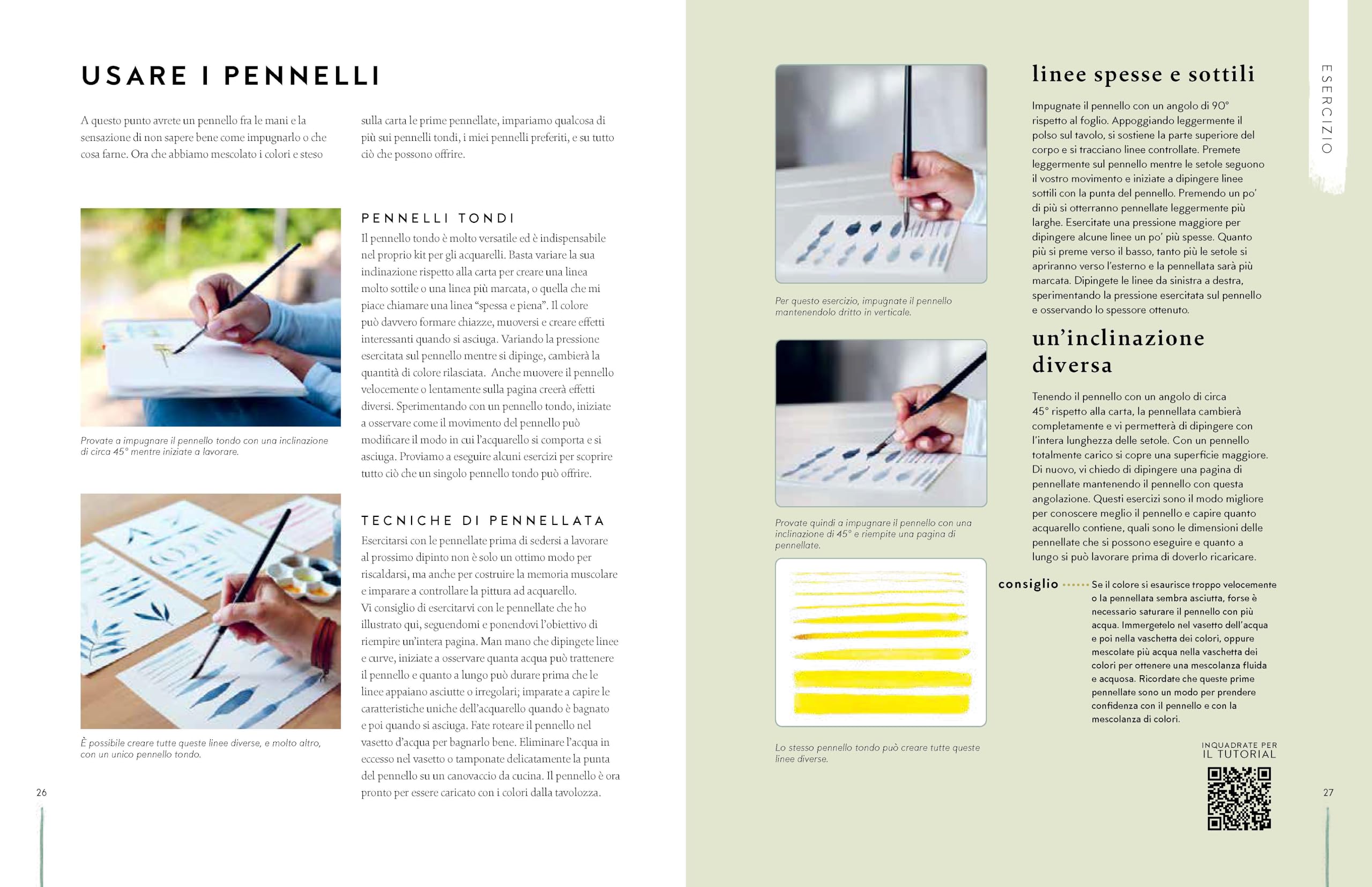 Acquarello: Tecniche, Progetti e Suggerimenti per Dipingere con Video Tutorial