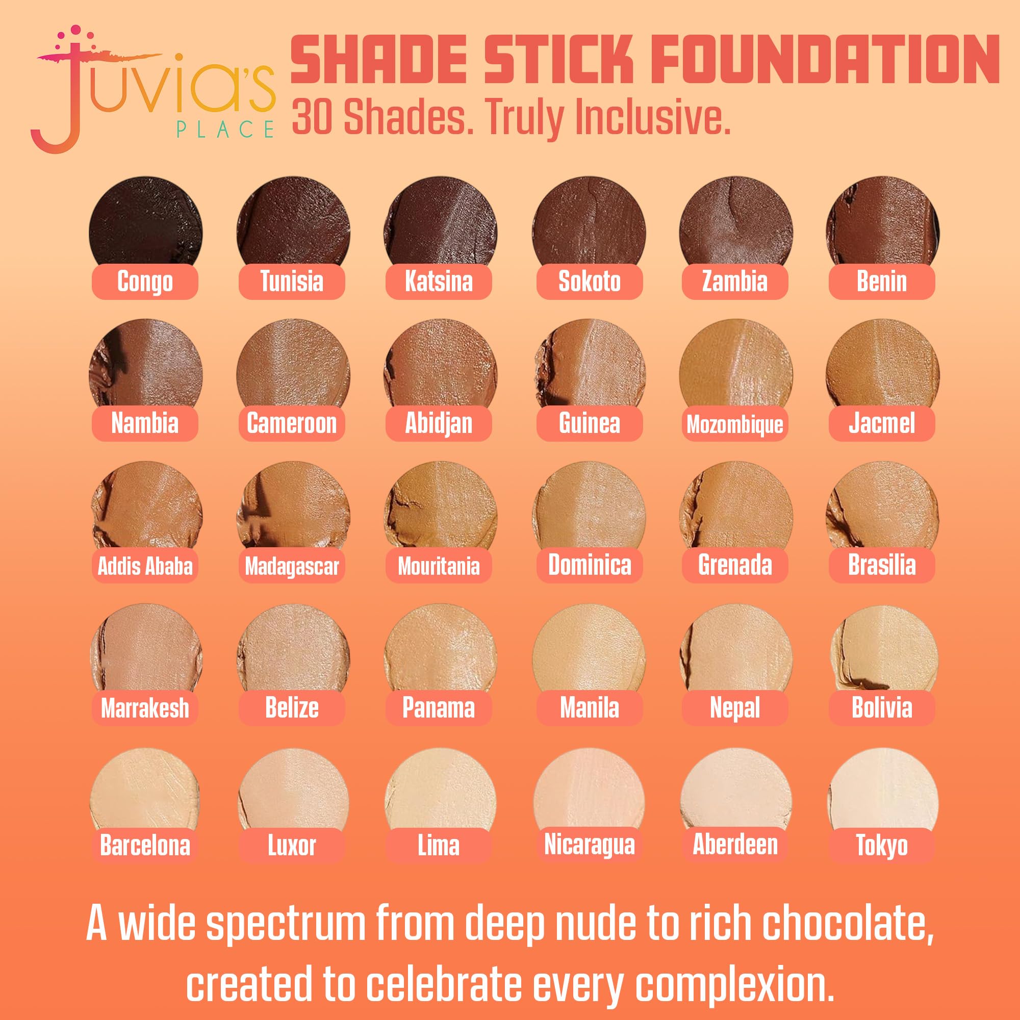 Amazon.com : Juvia's Place The Shade Stick Foundation - Lima