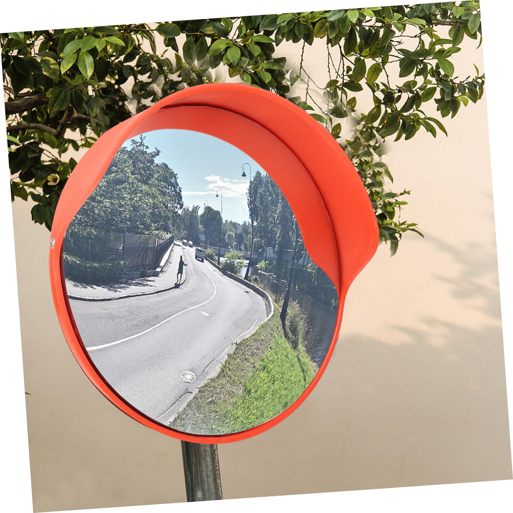 Healeved Specchio Convesso Concavo Da 30 Cm Di Specchio Di Sicurezza Grandangolare Per Parcheggio Esterno