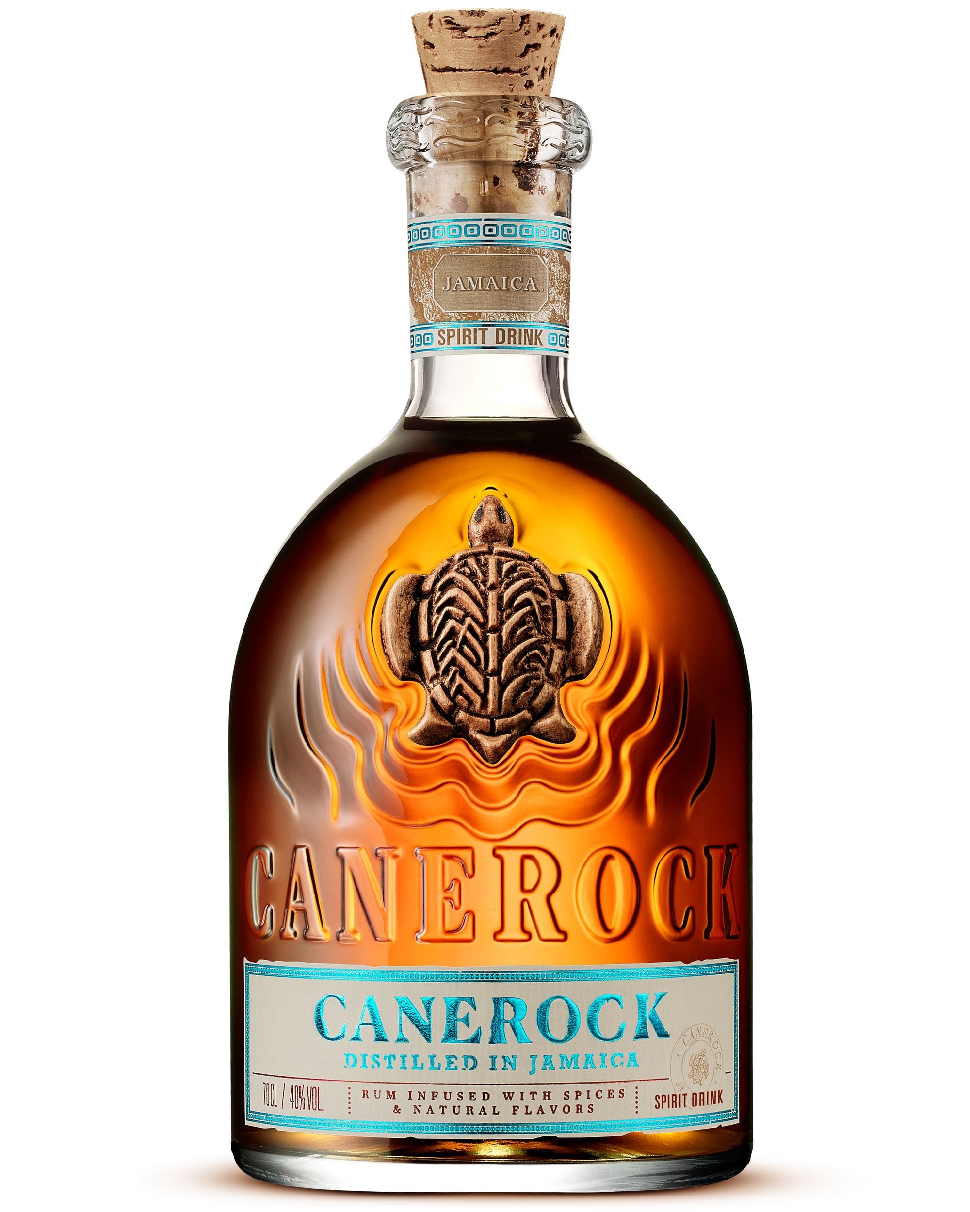 CANEROCK - Jamaikan Spiced Rum, infundiert mit Kokosnuss, Vanille und Ingwer - Goldmedaille bei den World Rum Awards 2023 - 40 % Alkohol - 70 cl