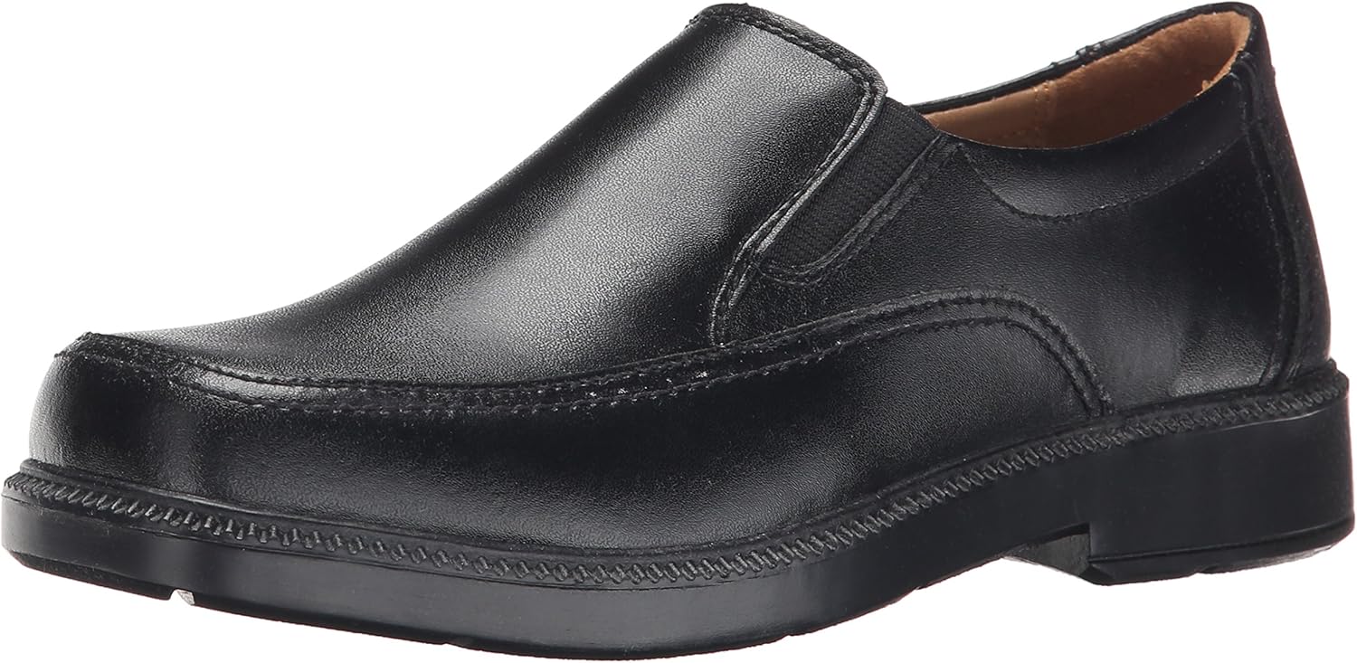 Florsheim girls Florsheim Kids Bogan Jr - K flats shoes, Black, 13.5 Wide Little Kid US