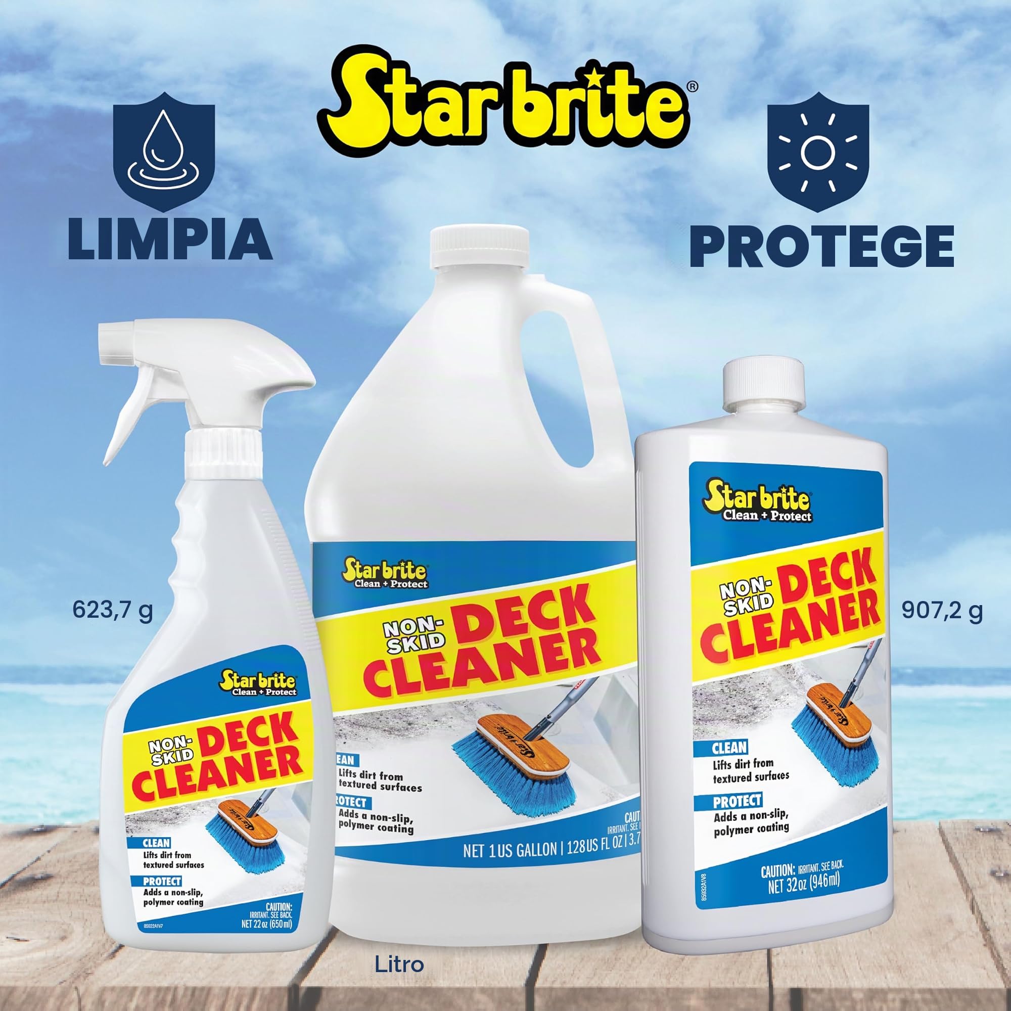 Star Brite Limpiador de Cubierta Antideslizante con PTEF