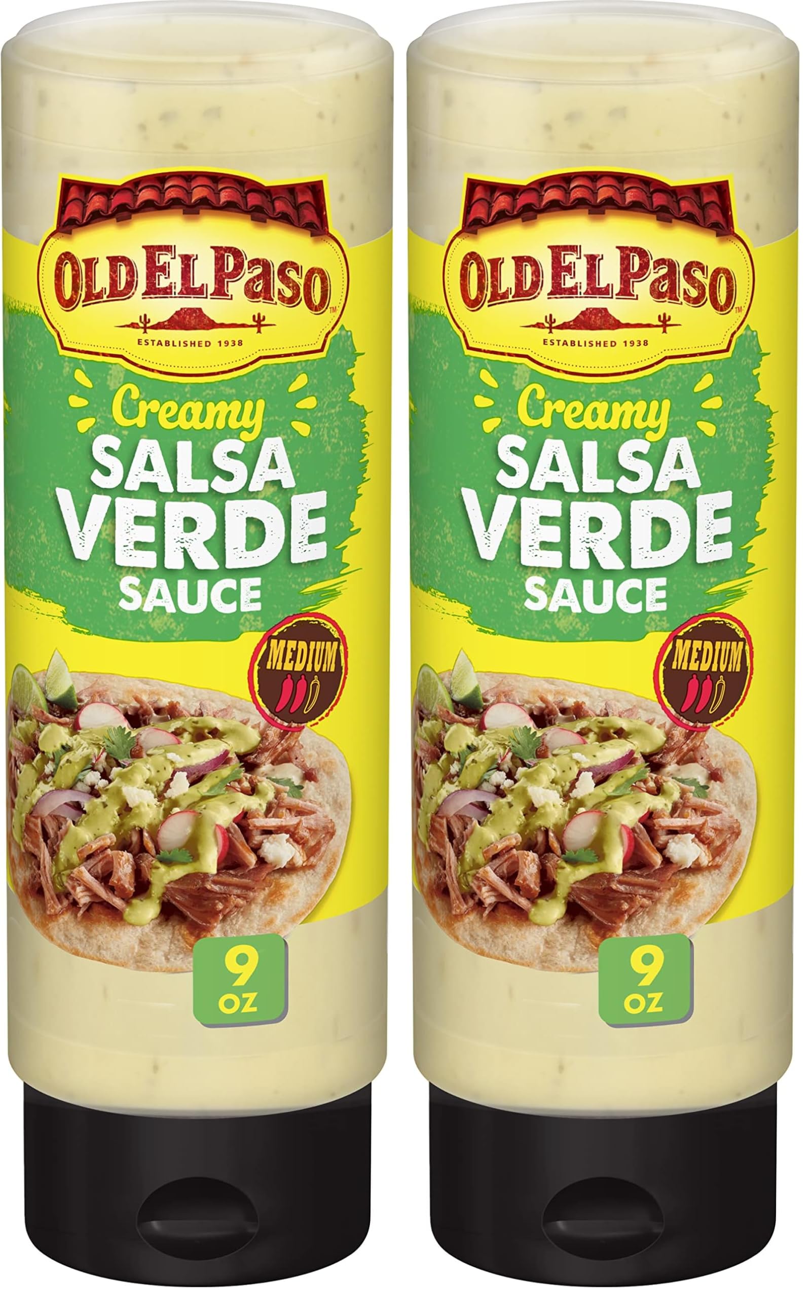 Amazon.com : Old El Paso Taco Sauce - Creamy Salsa Verde, 9 oz