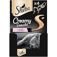 Sheba Creamy Snacks – Delizia cremosa per gatti con salmone (MSC)
