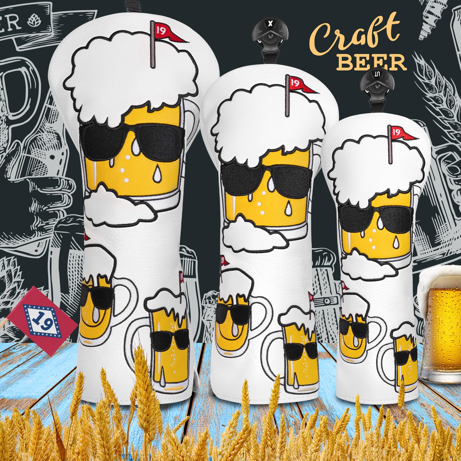 Amazon.co.jp: CRAFTSMAN(クラフトマン) ゴルフヘッドカバー 3点