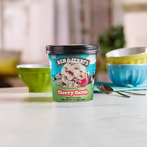Miniatura 5 de Ben & Jerry's Helado de cereza García sin OMG de 16 onzas