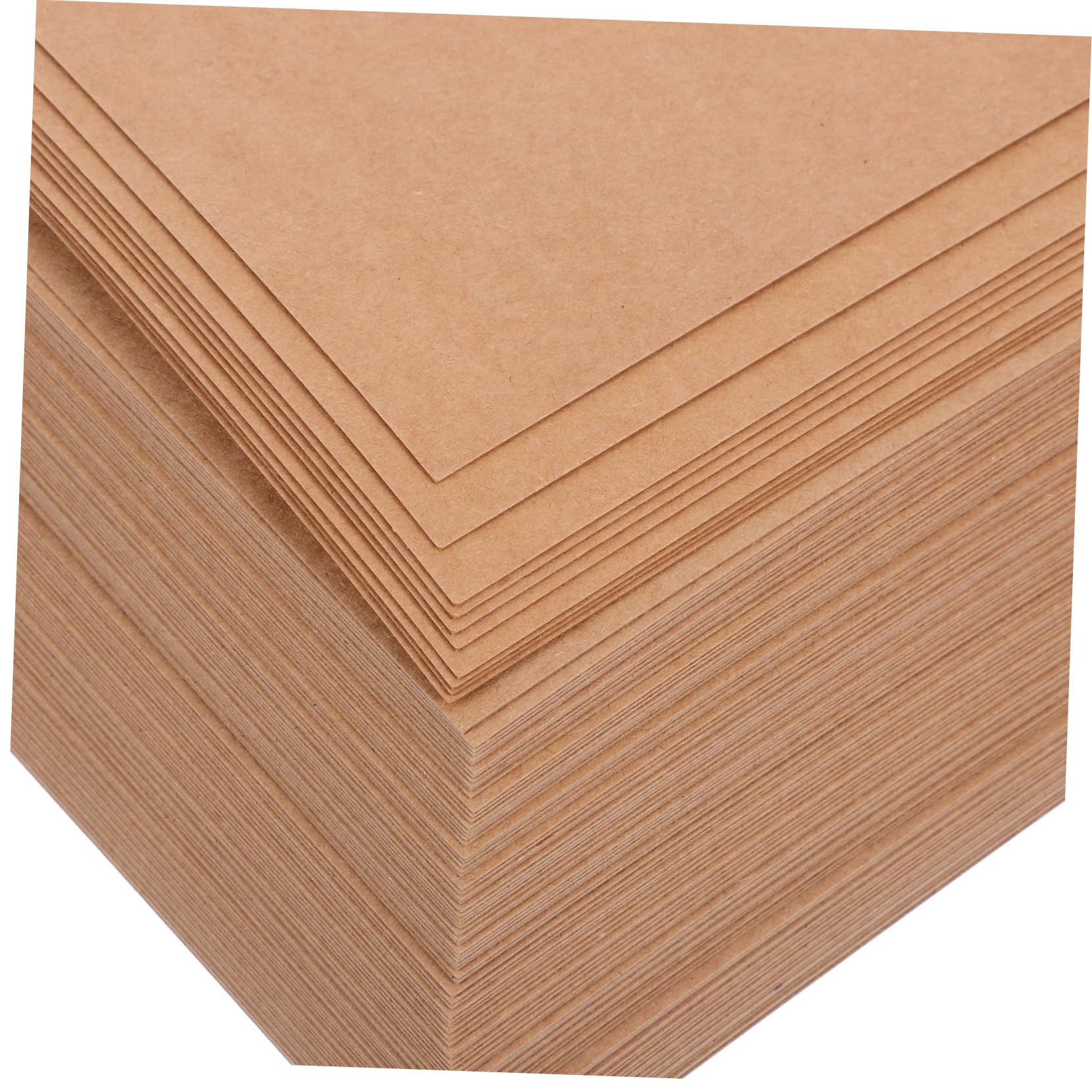 100 Stück DIY Kraftpapier Postkarten Beidseitig Blanko Handgeschriebene Grußkarten und Memo Karten Vintage Stil Vielseitig für Botschaften Zeichnungen und Bastelprojekte Geeignet