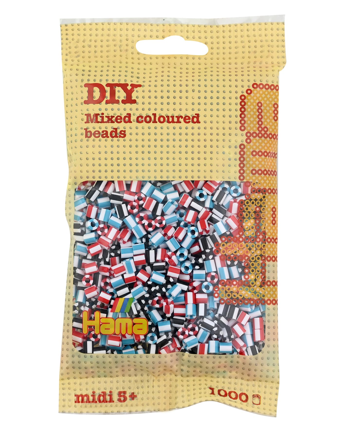 Hama Sac de Perles | Env. 1000 Perles fusibles midi | Décoration mosaïque Arts et Loisirs créatifs pour Enfants à partir de 5 An