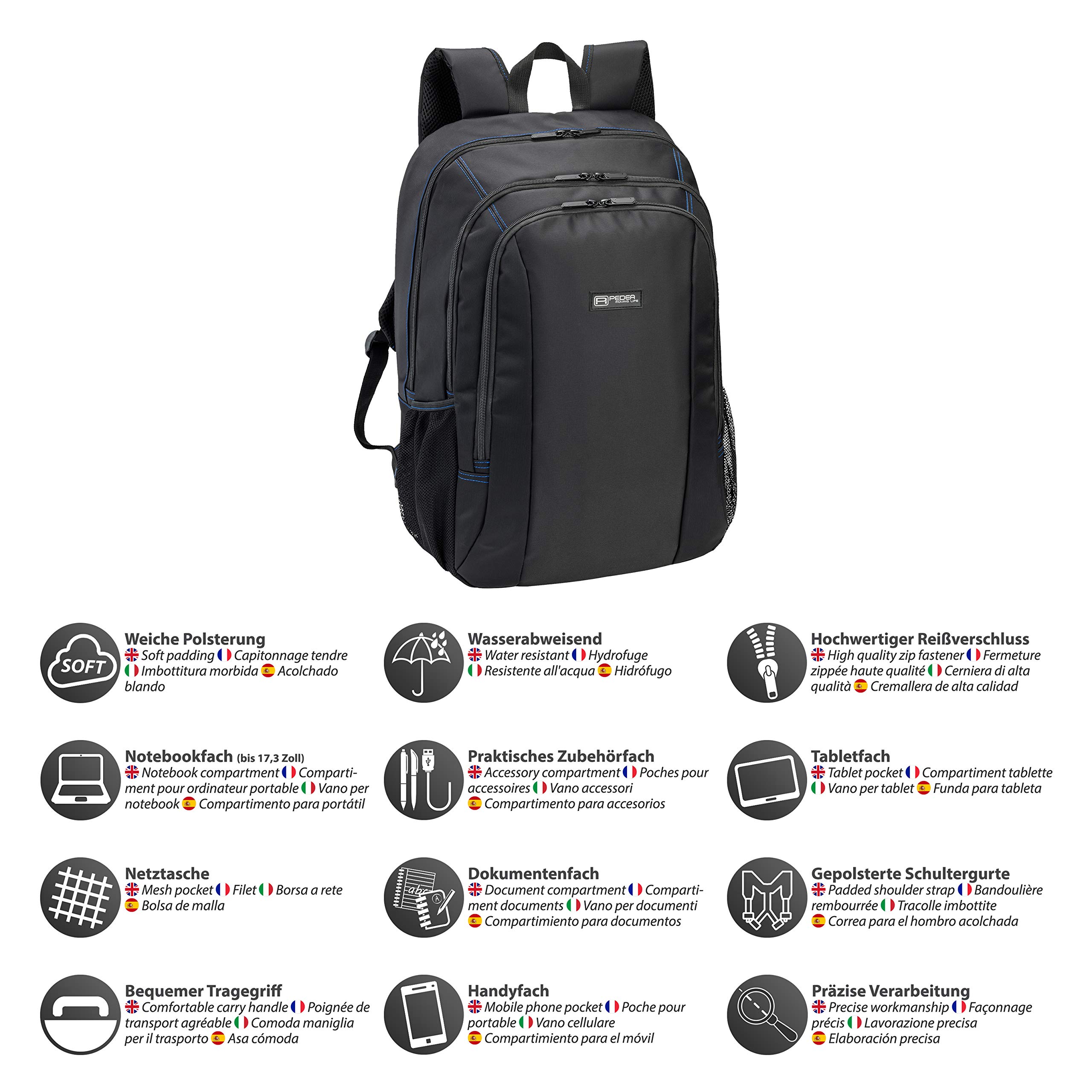 Pedea Sac à dos pour ordinateur portable First One