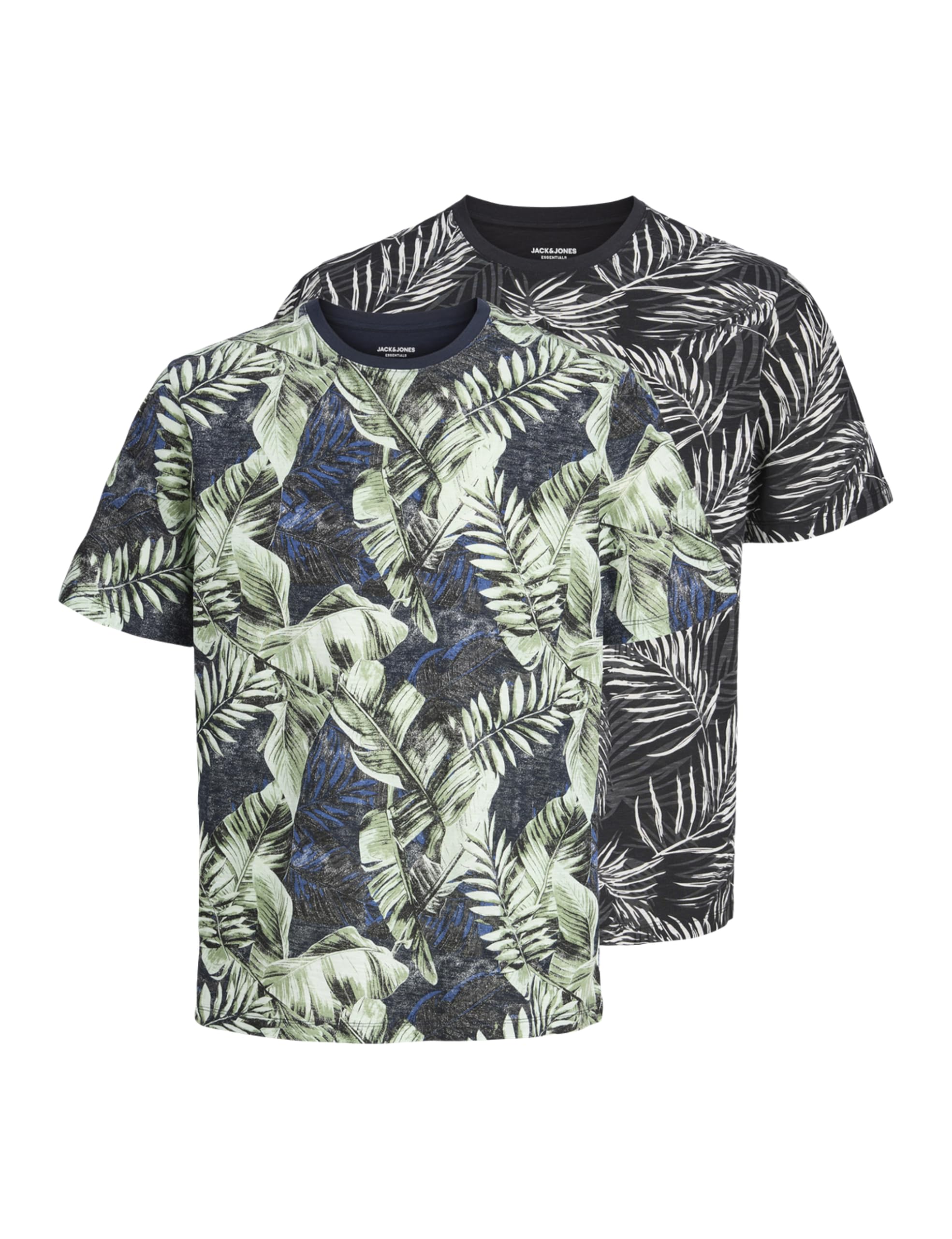 JACK & JONES Herren Jjjeff AOP Tee Ss 2Pk Mp (2er Pack)