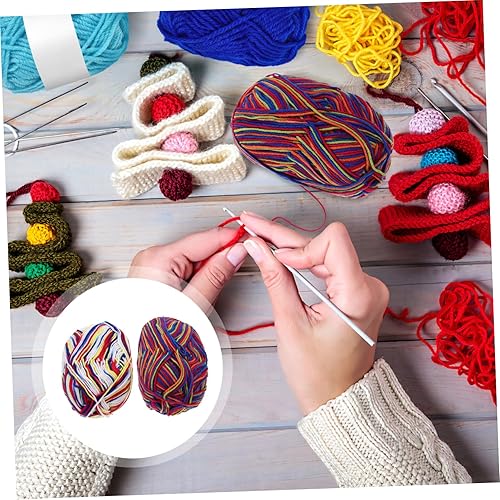 Miniatura 4 de 7pcs madejas coloridas hilo de algodón de leche suave ganchillo tejer manualidades suéter DIY manta bufanda
