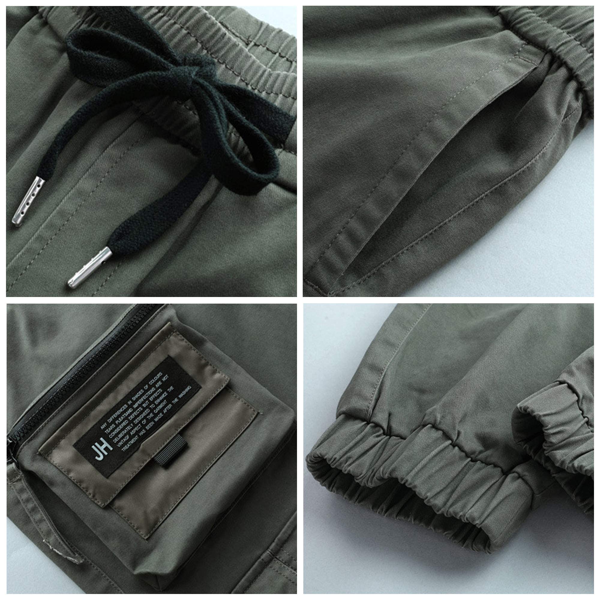 XYXIONGMAO Multibolsillos sueltos pantalones funcionales casuales pantalones cargo pantalones techwear harén hip hop pantalones para hombres