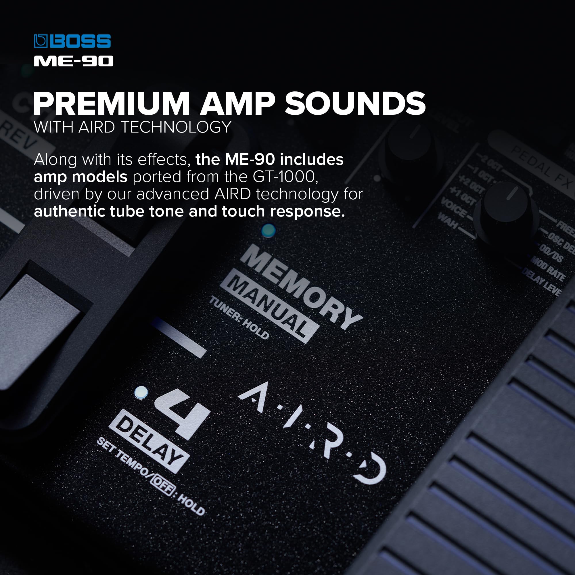 BOSS ME-90 Guitar Multi-Effects | All-In-One Guitar Processor | 11