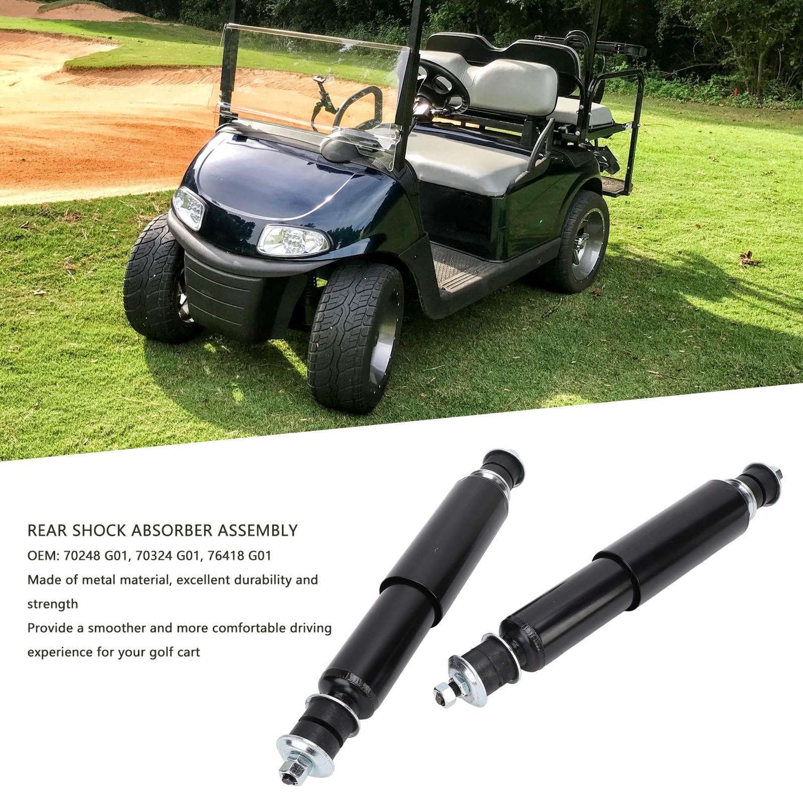 Coppia di Ammortizzatori Posteriori per Carrelli TXT - Parti di Ricambio del Gruppo di Assorbimento degli Urti in Metallo 70248 G01 70324 G01 76418 G01