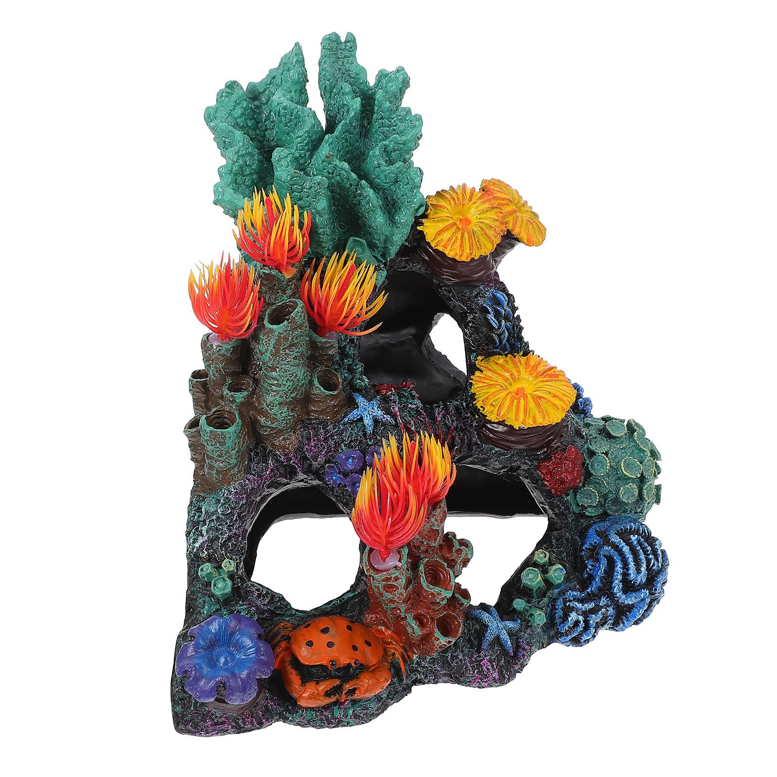 Garneck Decoración de Acuático de Resina Artificial Coral Acuario