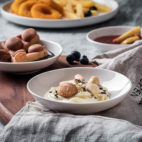 Miniatura 5 de UIBFCWN Paquete de 5 platos de salsa de soja, cuencos de cerámica de 3 onzas, cuencos pequeños de 4 pulgadas, mini cuencos para servir guarniciones,