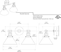 Vista 4 de Gatco 1613 Cafe - Candelabro doble, cromado