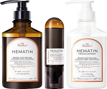 【最終値】マイブースターズ ヘマチン　シャンプー　トリートメント ミスト Amazon | My Boostars マイブースターズ 【ヘマチン】シャンプー