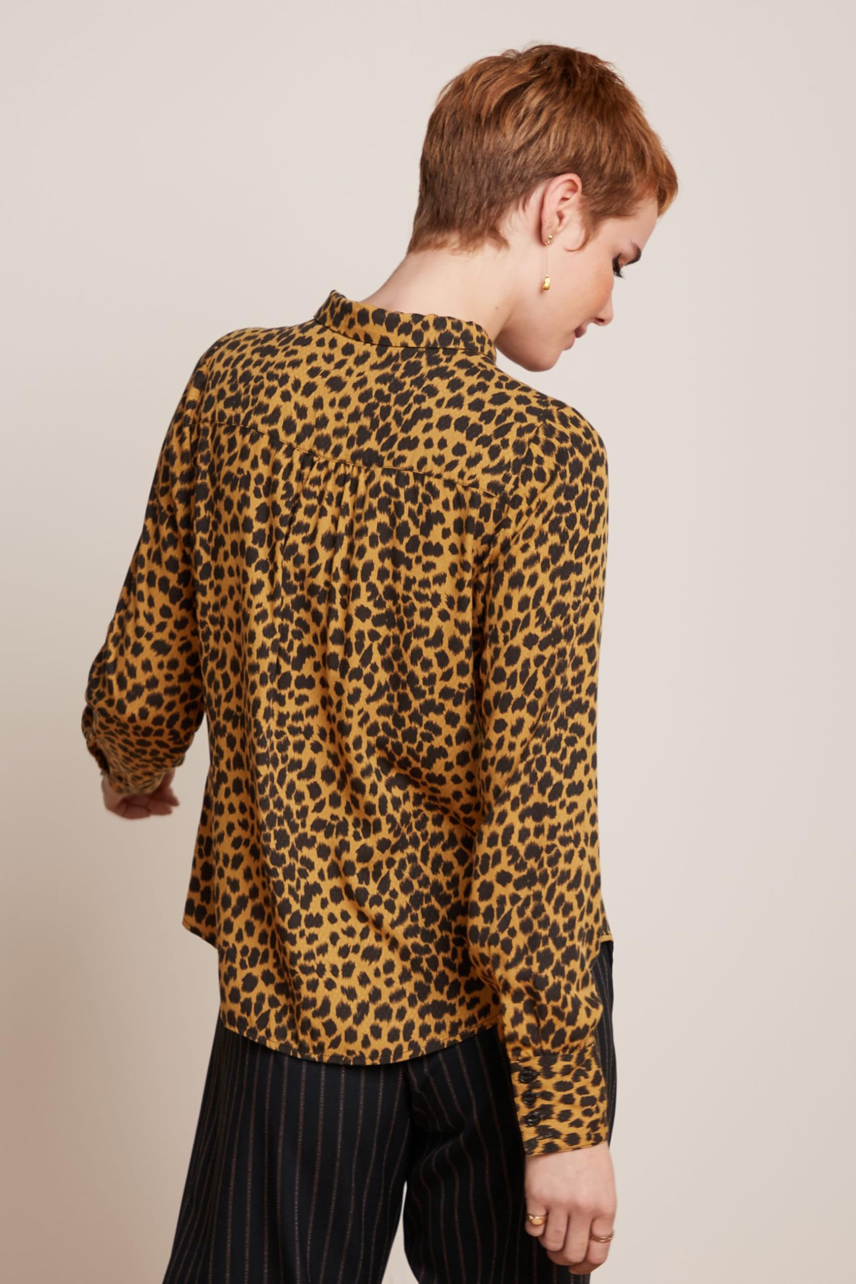 King Louie Ella Blouse Tigre - Blusa para mujer