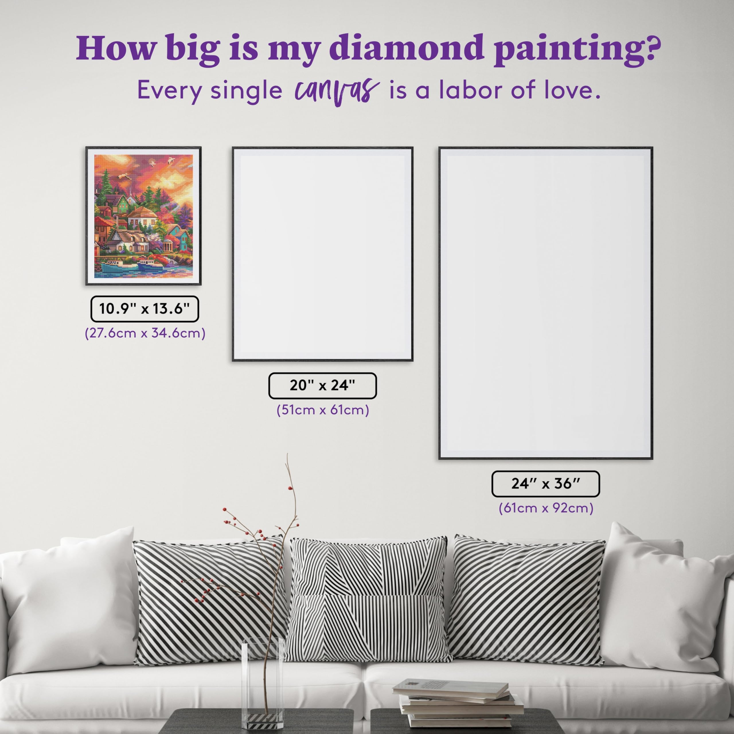 Amazon.com: DIAMOND ART CLUB Sunset Harbor Haven Diamond Painting