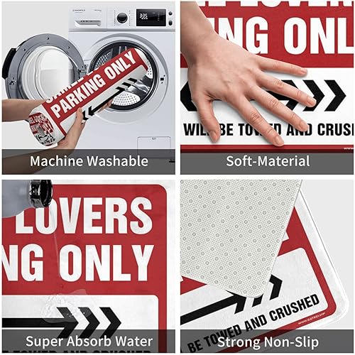 Miniatura 3 de Welcome Mat Outdoor Funny Camel Lovers Parking Only Rug Bar Decor for Home Mat Shoes (Size 65X90CM)