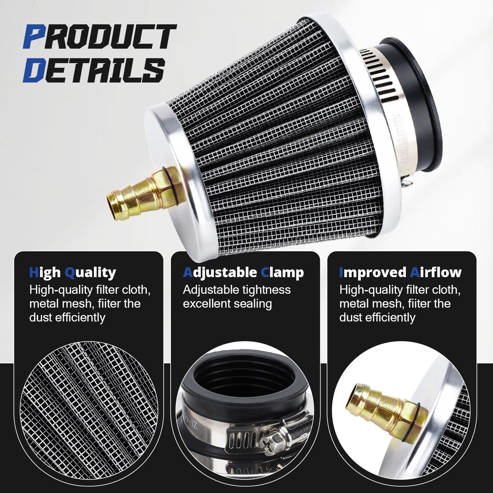 Filter Nst 35mm Air Filter Pit Bike 110cc Chinese Atv Parts Four Wheelers PZ20 ...