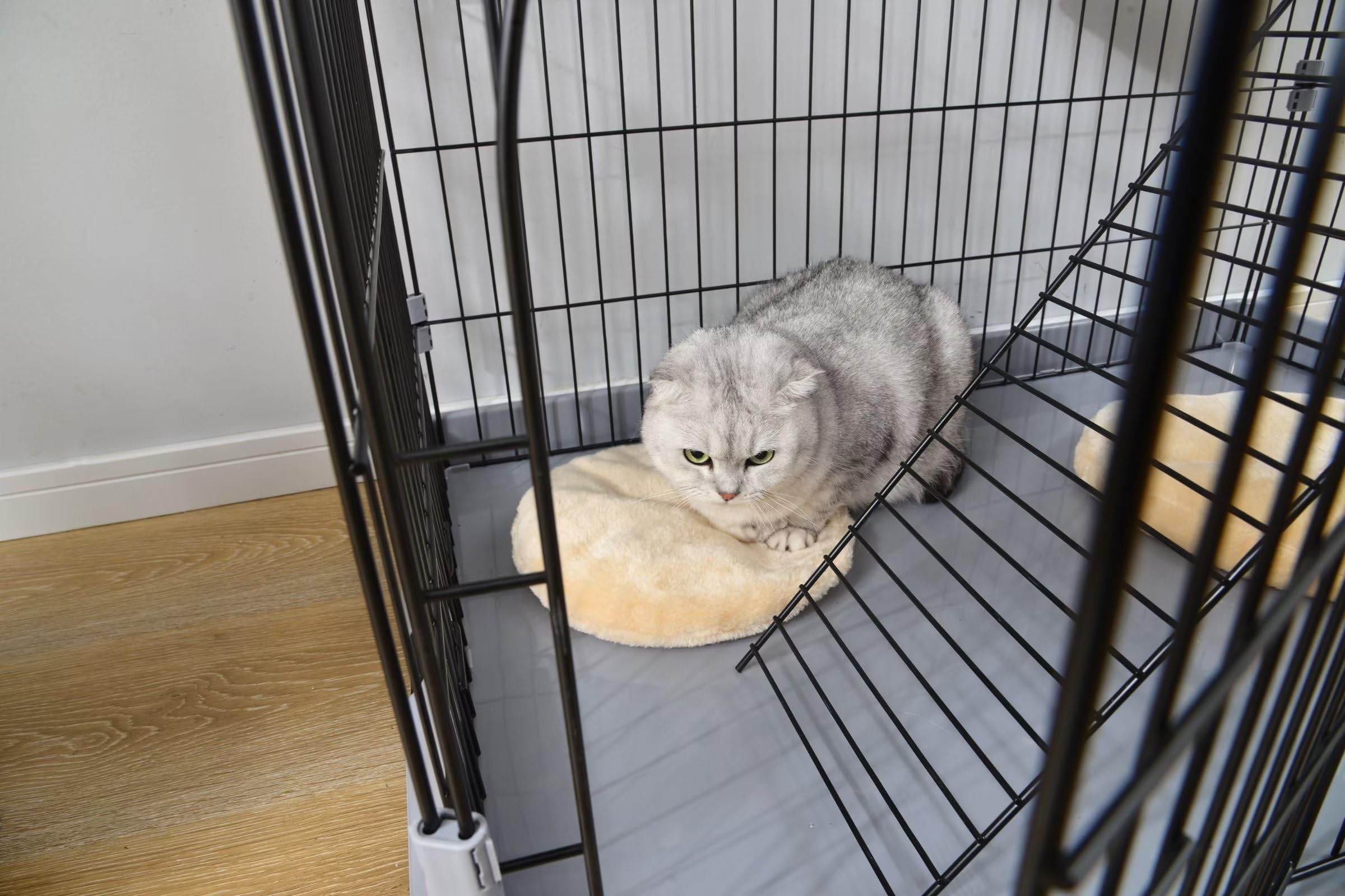 キャットケージ　猫用品　グリーン　高さ163cm キャットケージ猫用品グリーン高さ163cm