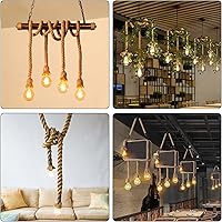 Vista 3 de Muelles de cuerda de manila tratada de 1.25 pulgadas x 50 pies para embarcaciones de árboles y granja