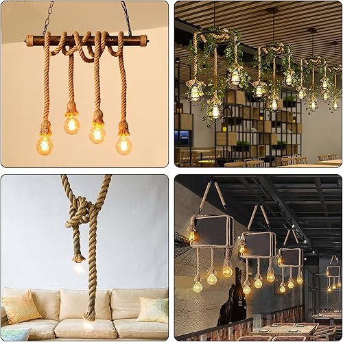 Miniatura 3 de Muelles de cuerda de manila tratada de 1.25 pulgadas x 50 pies para embarcaciones de árboles y granja