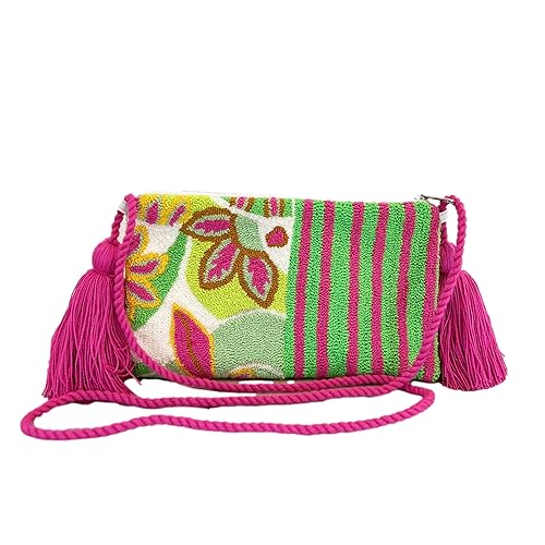Miniatura 2 de Brisla Handbag - Wayuu Bag - Watermelon Sugar (Crossbody)
