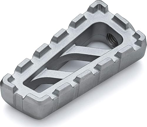 Kuryakyn 3601 Control de pie de moto palanca de cambiofreno antidisturbios para motocicletas Indian, Victory, negro satinado, paquete de 1