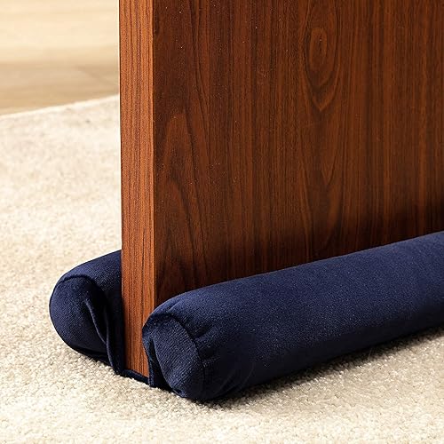 TumiMallody - Tope para puerta, bloqueador de corrientes de aire de puerta de 2 pulgadas, burlete ligero de ruido, barridos de puerta de 32 a 38