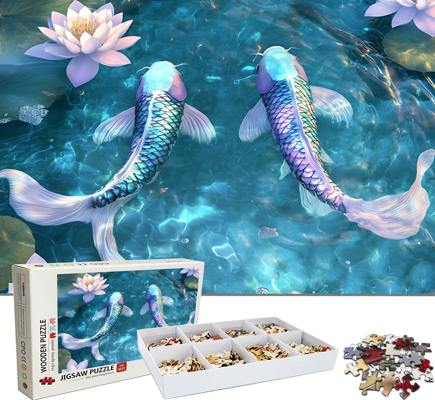 Puzzle 5000 elementów, drewniane puzzle dla dorosłych – Impossible Puzzle 156,5 x 105,5 cm niffy gra myśleniowa i myślenie dla kobiet i mężczyzn, gra rodzinna na wieczory z grami, prezent dla kobiet